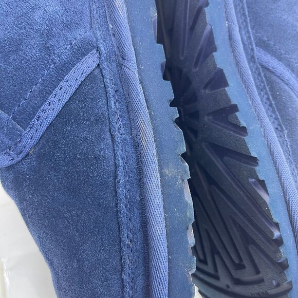 UGG Neumel New Navy Blue Suede Boots Mens Size 8 - Picture 8 of 12